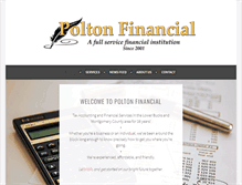 Tablet Screenshot of poltonfinancial.com